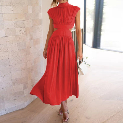 Robe Longue Élégante en Jersey Confortable pour Femme