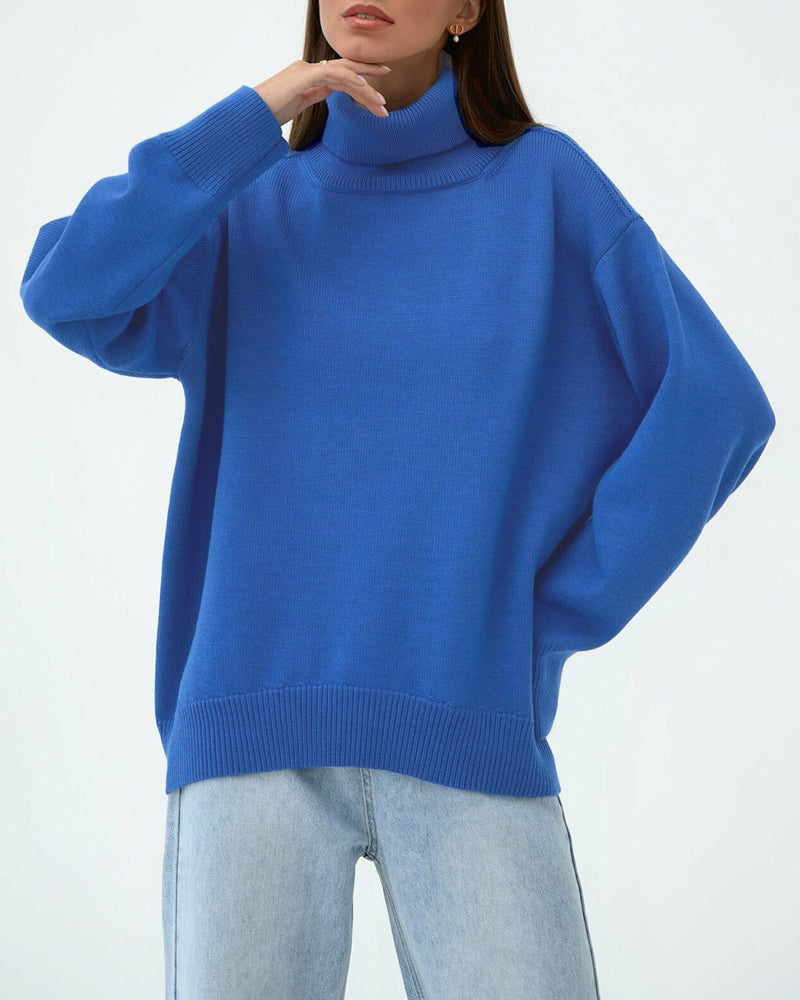 Pull Femme Grande Taille Col Montant Détente