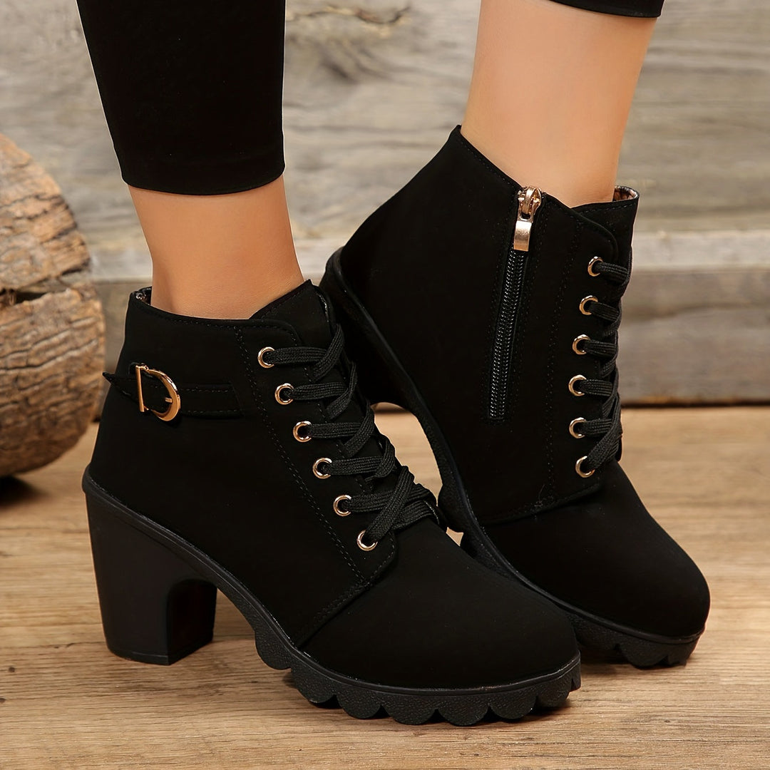 Bottines Femme à Lacets Confort et Style