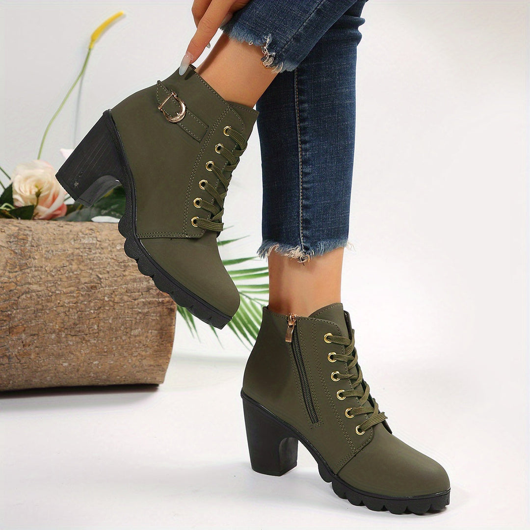 Bottines Femme à Lacets Confort et Style