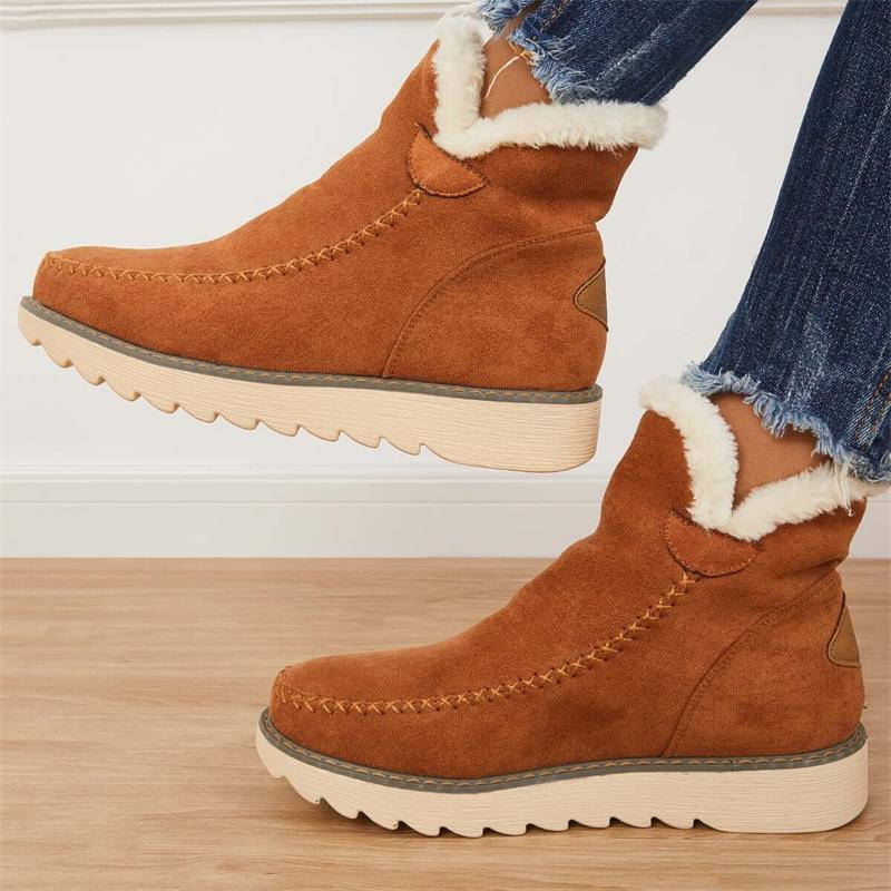 Bottes Hiver Femmes Chauffantes et Anti-Dérapantes