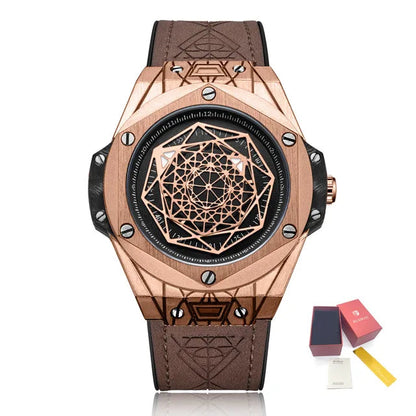 Montre Femme Élégante Léger avec Bracelet Cuir - PanierRoyale