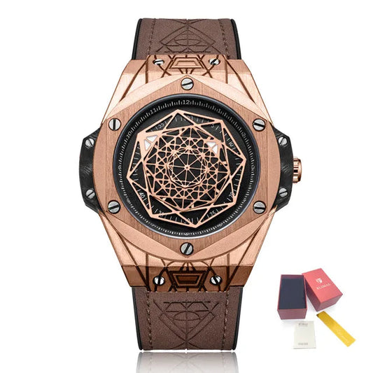 Montre Femme Élégante Léger avec Bracelet Cuir - PanierRoyale