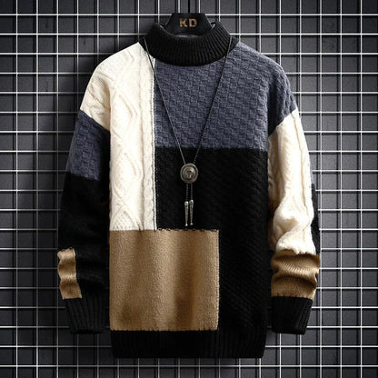 Pull Fantaisie Multicolore à Motifs - PanierRoyale