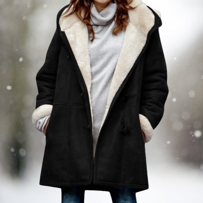 Veste Femme Hivernale avec Capuche Douce et Chaude - PanierRoyale