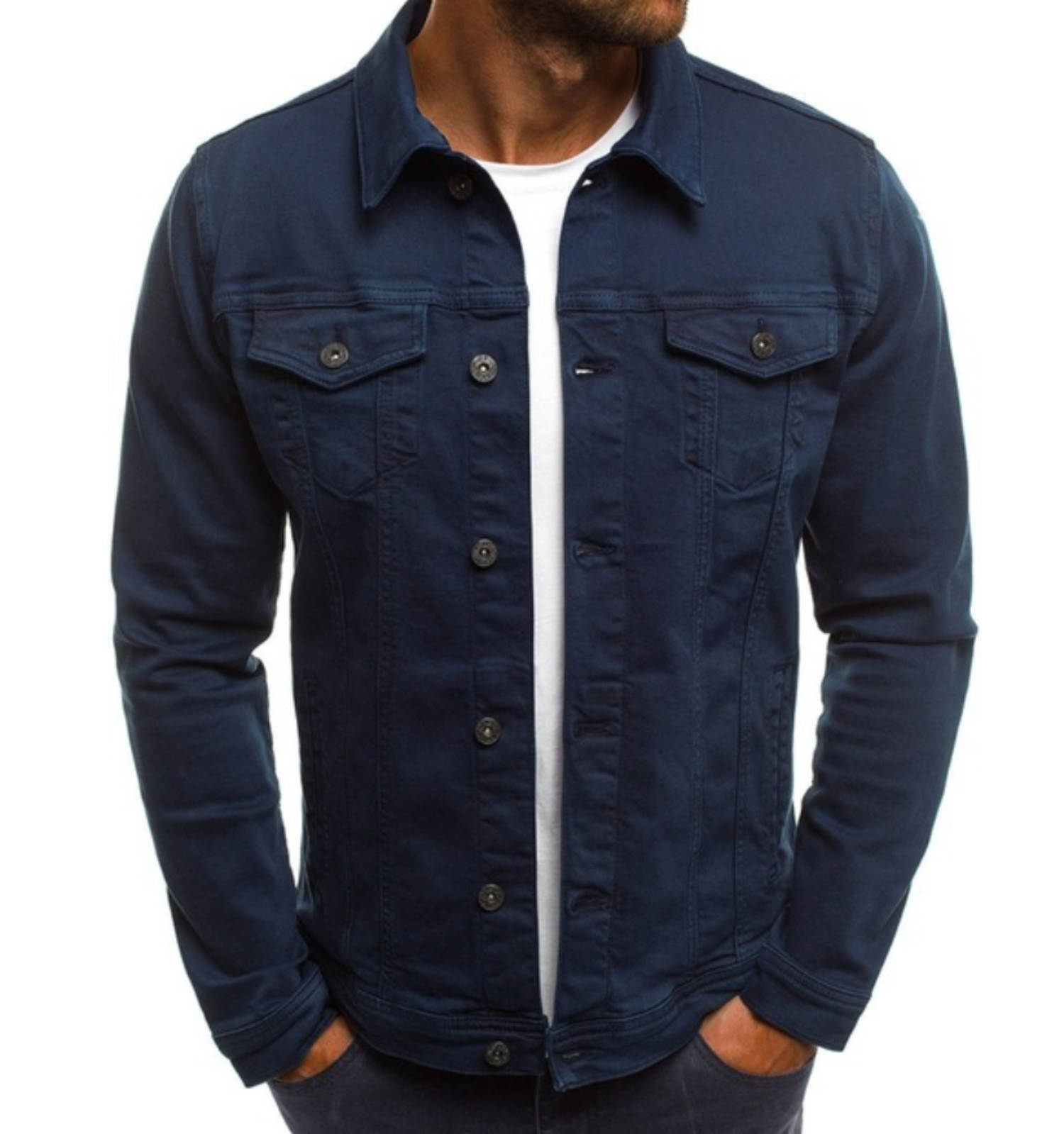 Veste Denim Décontractée et Chaud - PanierRoyale