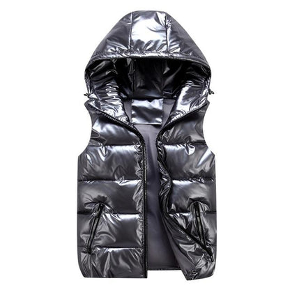 Gilet Capuche Polaire Uni Sexe Confortable
