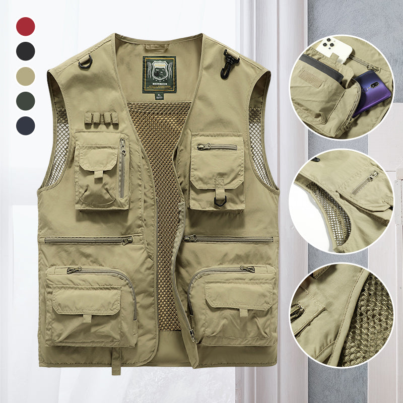 Gilet de randonnée léger avec poches fermées - PanierRoyale
