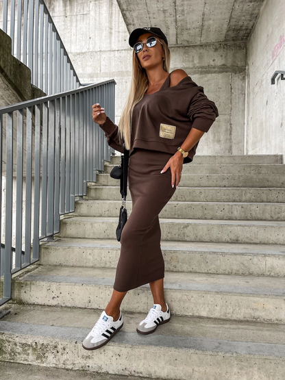 Robe Tricot Femme Élégante et Douillette