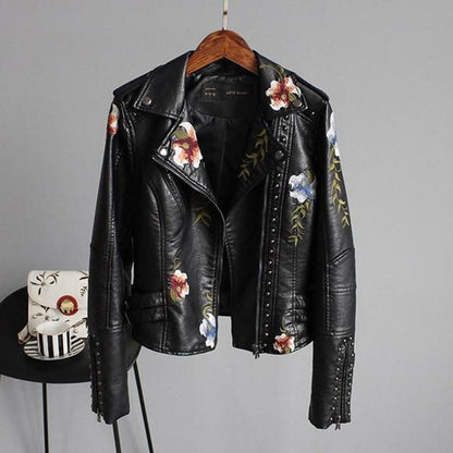 Veste femme imprimée fleurs manches longues