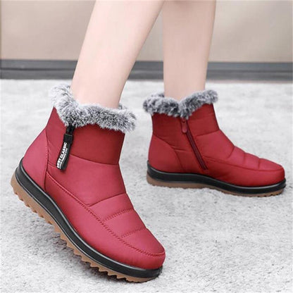 Bottes Femme Hiver avec Semelle Antidérapante et Doublure Chaude - PanierRoyale