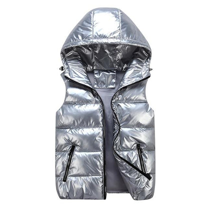 Gilet Capuche Polaire Uni Sexe Confortable
