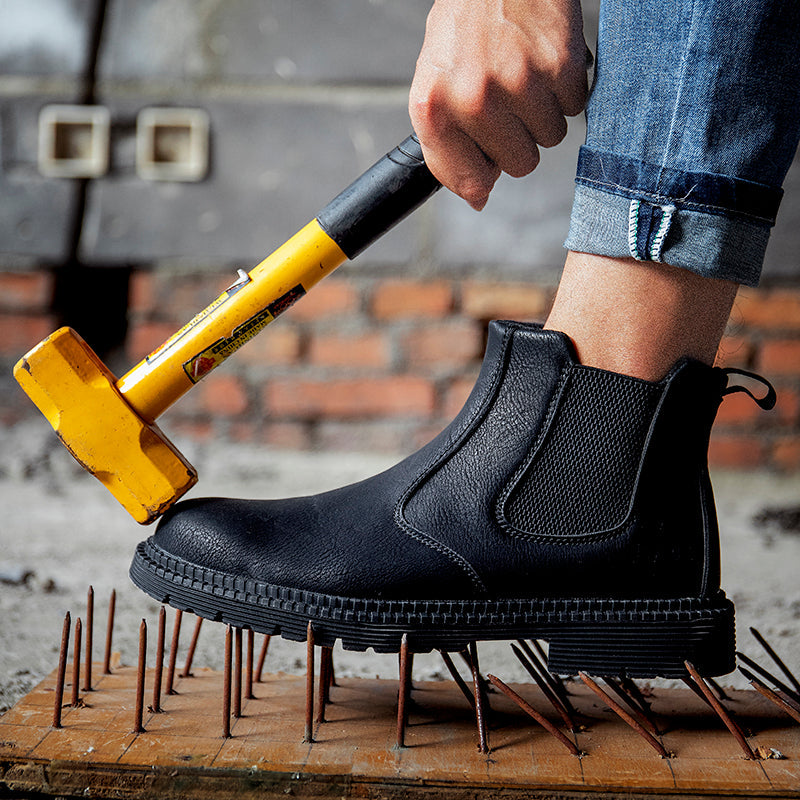 Bottes de sécurité professionnelles antidérapantes pour travail - PanierRoyale