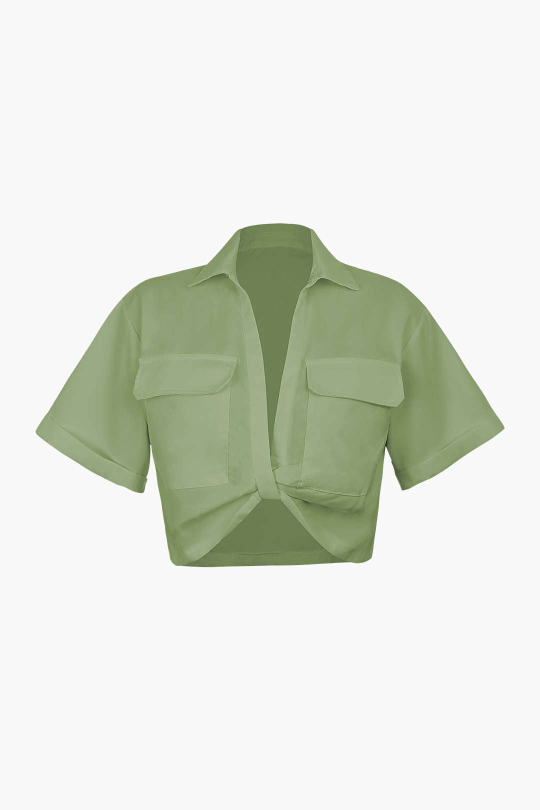 Chemise Femme Manches Courtes Col Chemisé Moderne