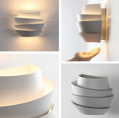JonasDesign | Skandinavische Wandleuchte mit doppelten Eisenlichtern Zendoo.de