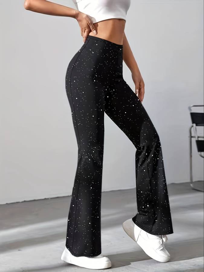 Pantalon Femme Élégant Taille Large pour Soirée - PanierRoyale