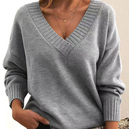 Pull Femme Col Rond Doux et Confortable