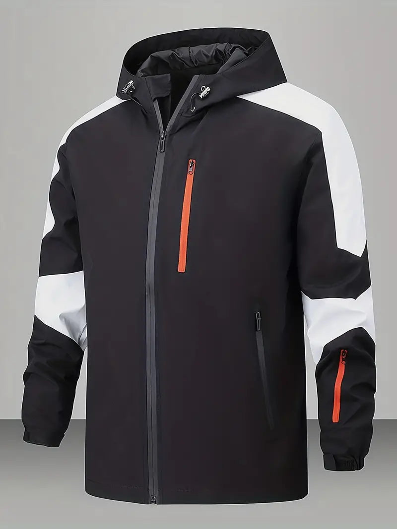 Veste Imperméable Homme Manches Longues pour Randonnée et Sport Extérieur - PanierRoyale