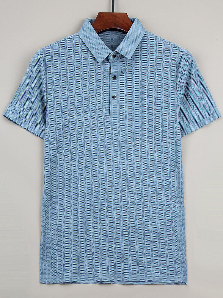Chemise Polo en Soie pour Homme de Luxe