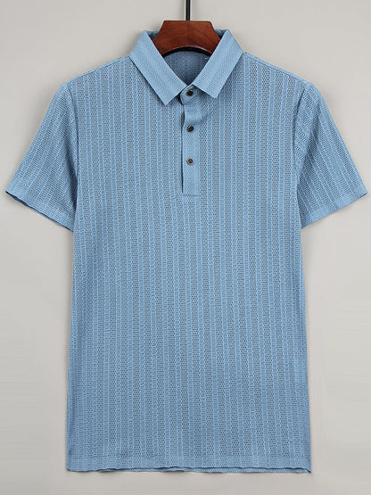 Chemise Polo en Soie pour Homme de Luxe