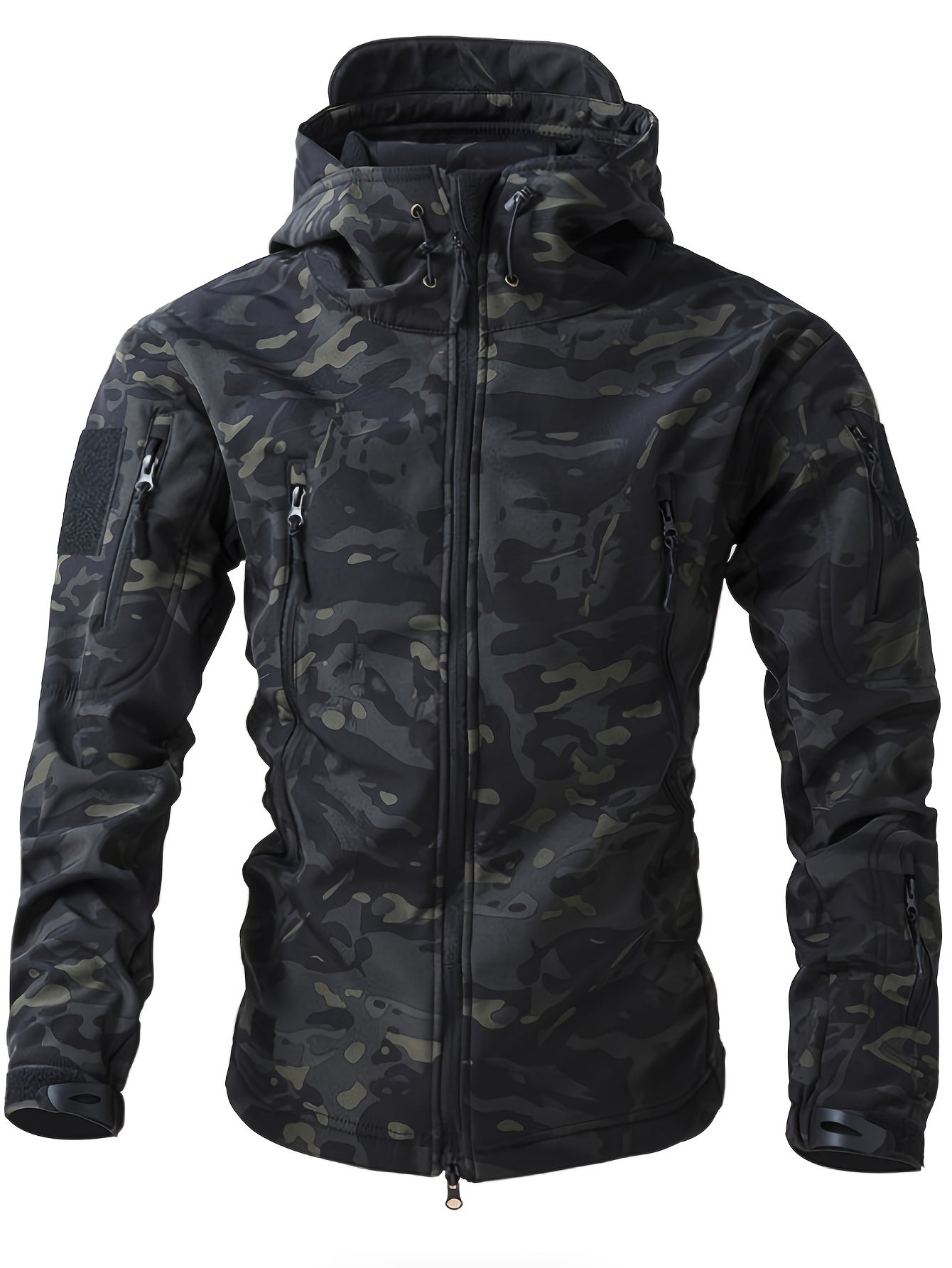 Veste à capuche homme décontractée zippée sport