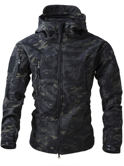 Veste à capuche homme décontractée zippée sport