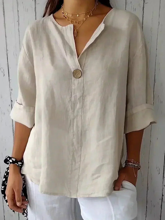 Blouse Femme Décolletée Été en Dentelle - PanierRoyale