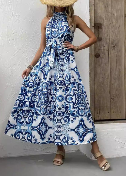 Robe Femme Longue Élégante à Manches Longues