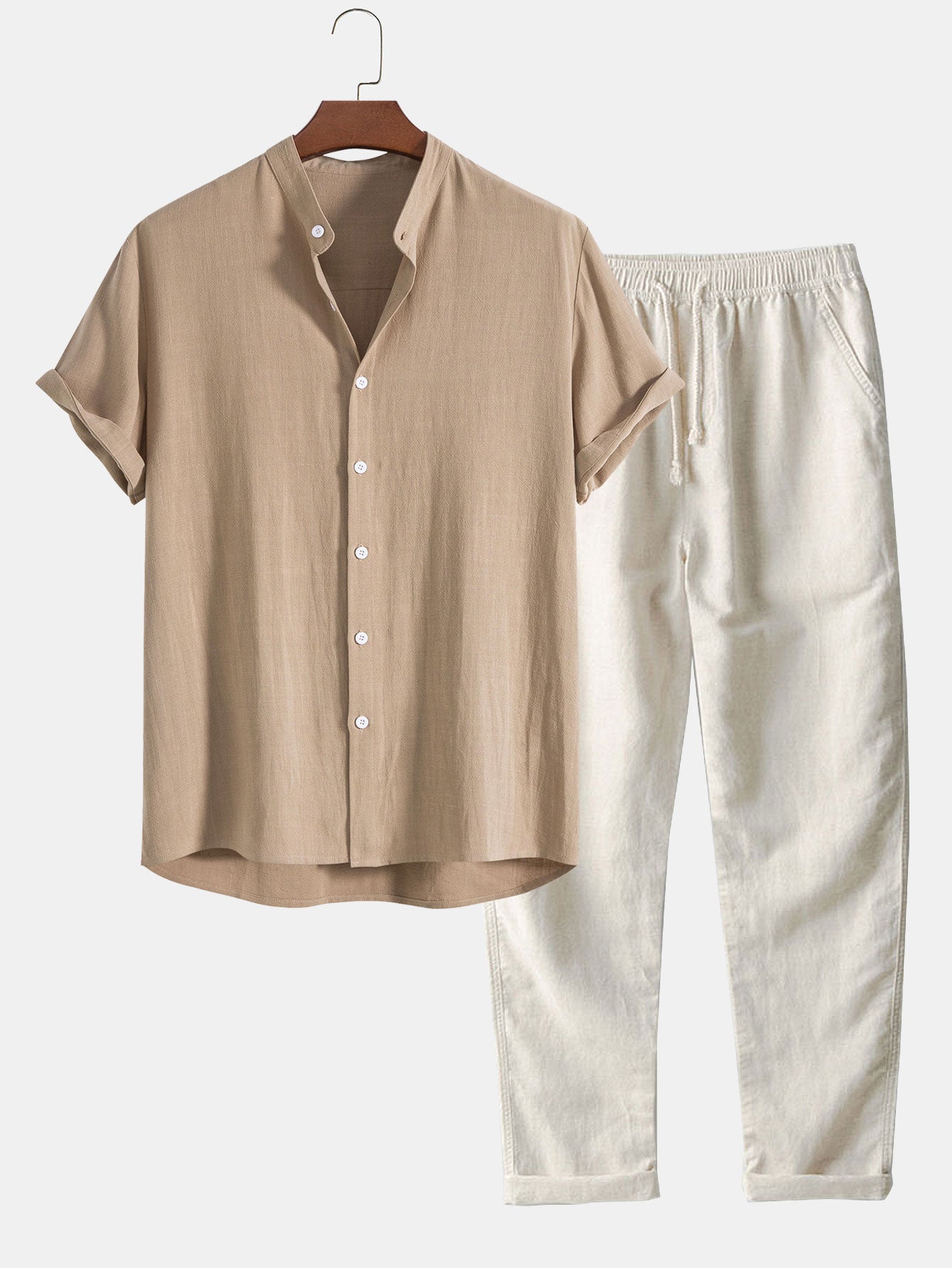 Costume Homme Lin Clair pour Été - PanierRoyale