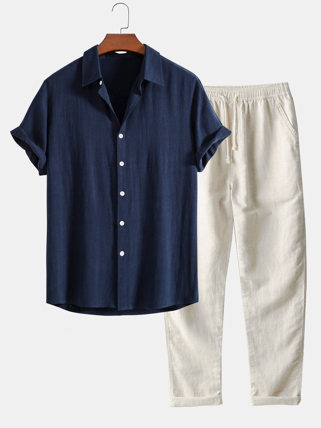 Costume Homme Lin Clair pour Été
