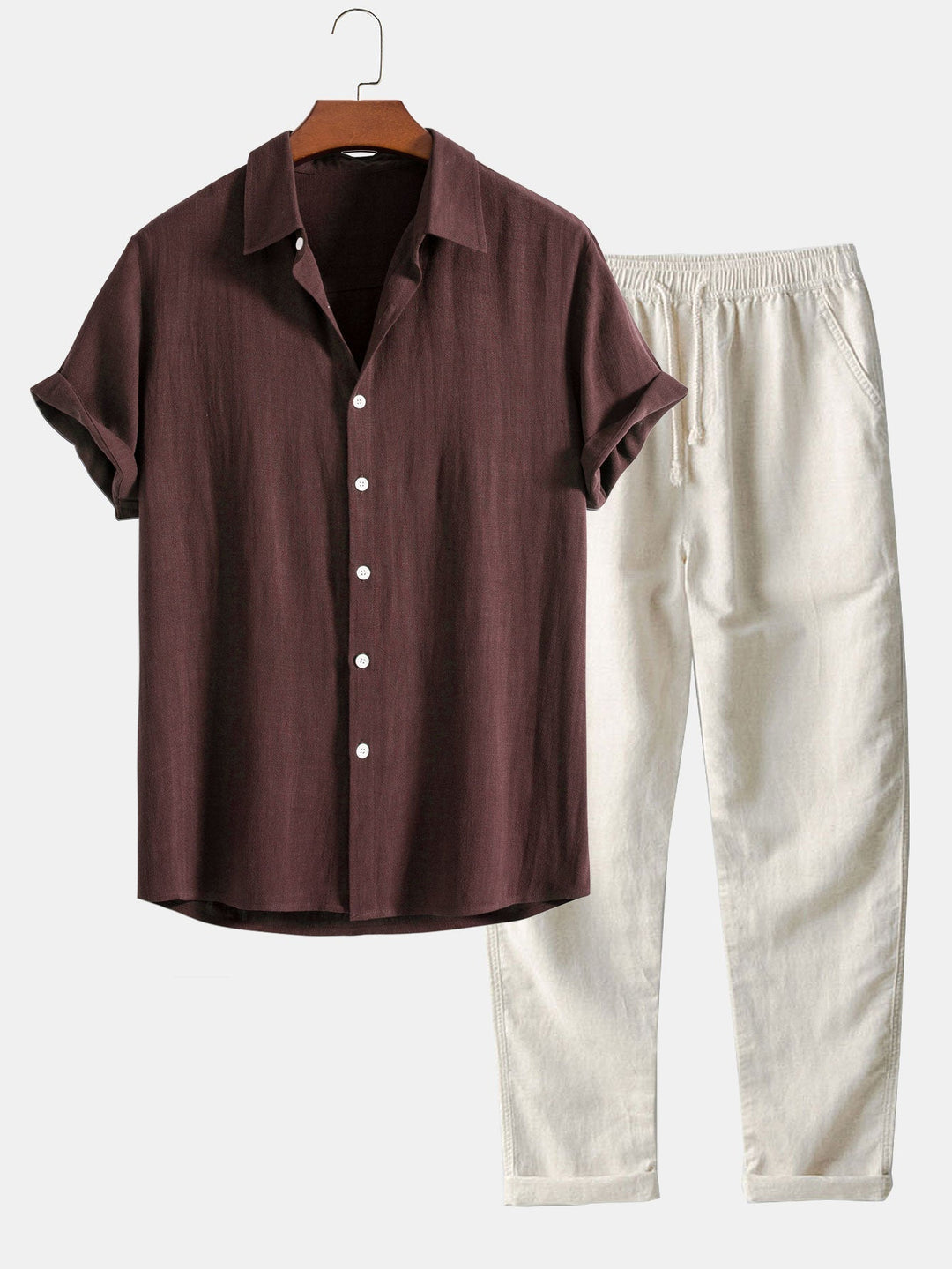 Costume Homme Lin Clair pour Été