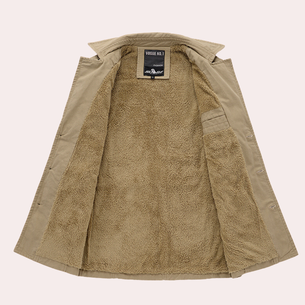 YVAN - Manteau Trench Épais Elégant pour Hommes