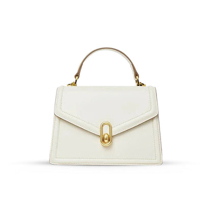 Sac à Main Femme Structuré avec Poignée et Fermeture Or