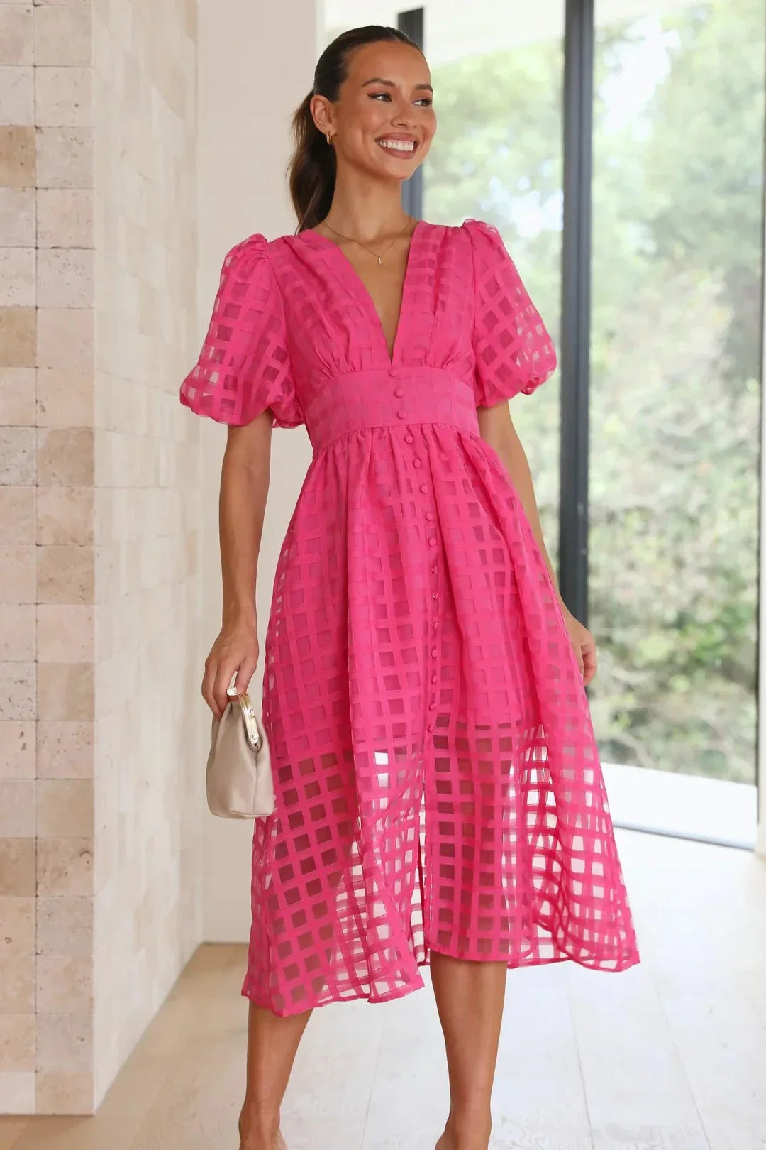 Robe Femme à Carreaux Moderne et Chic - PanierRoyale