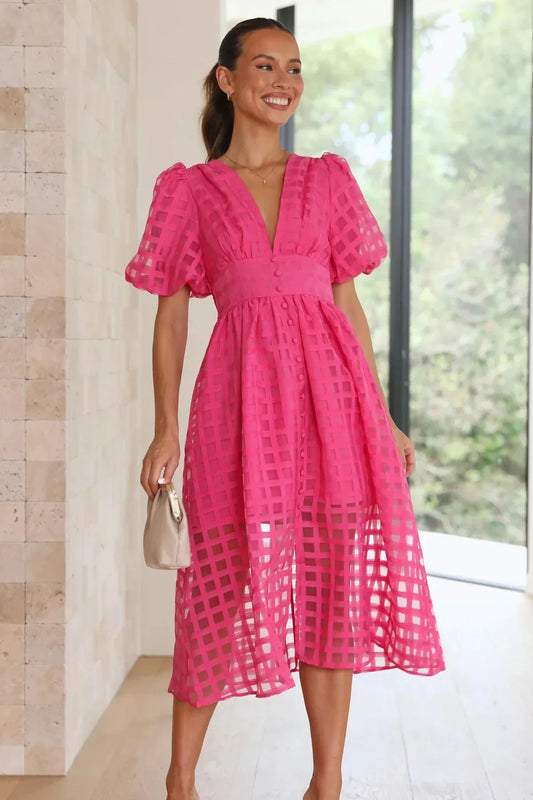 Robe Femme à Carreaux Moderne et Chic - PanierRoyale
