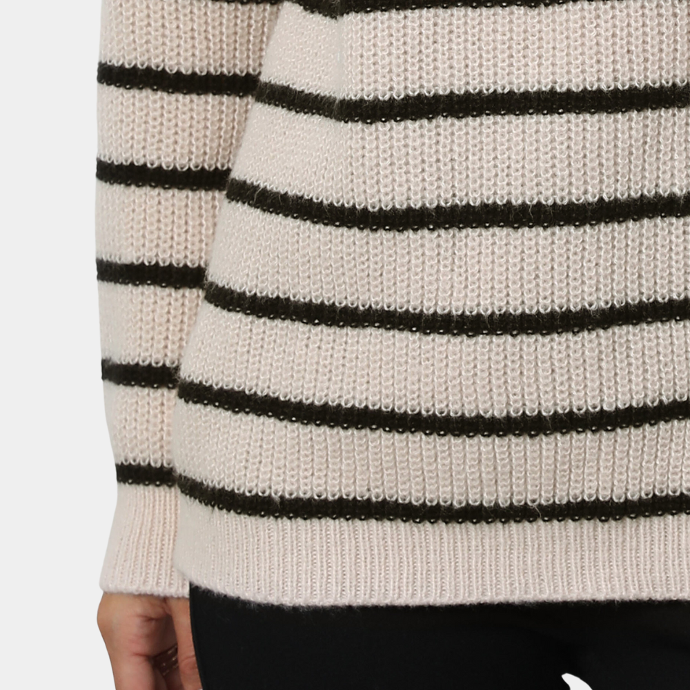 Pull Tricoté Zippé - vue 4