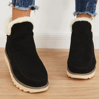 Bottines Femmes Hiver Fourrées et Chauffantes