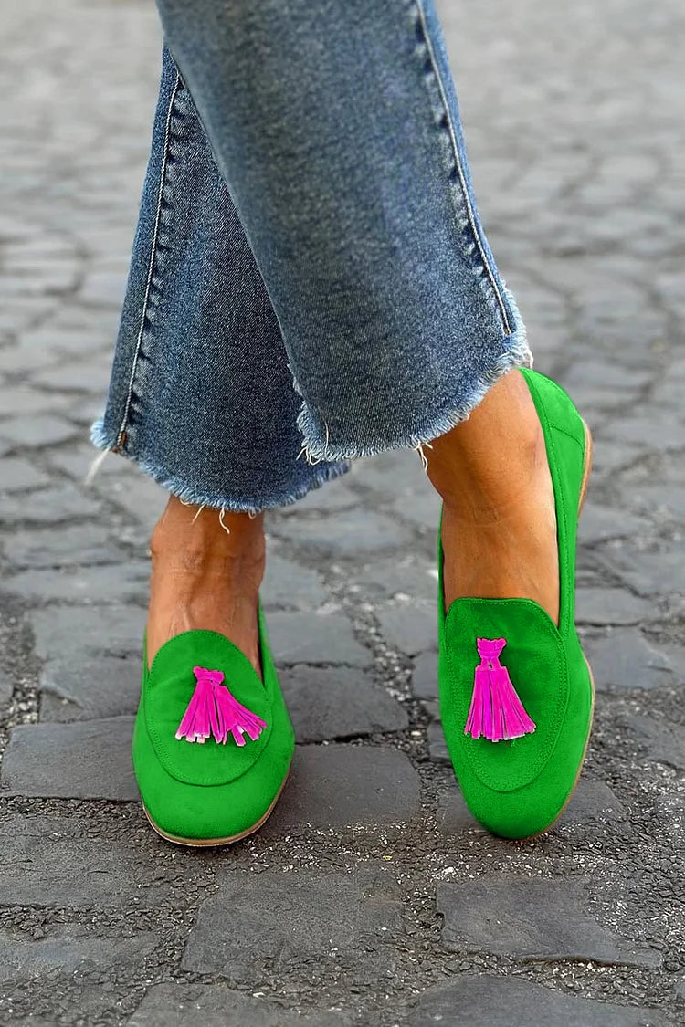 Mocassins Femmes Chic à Paillettes pour Tout les Jours