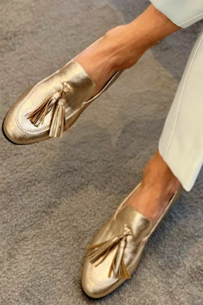 Mocassins Femmes Chic à Paillettes pour Usage Quotidien