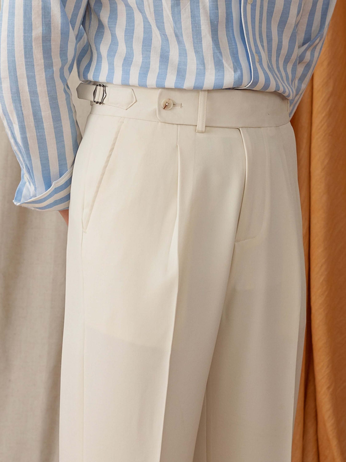 Pantalon Homme Détendu Style Classique