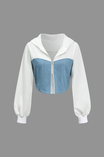 Ensemble Sport Femme 2 Pièces Denim Mode