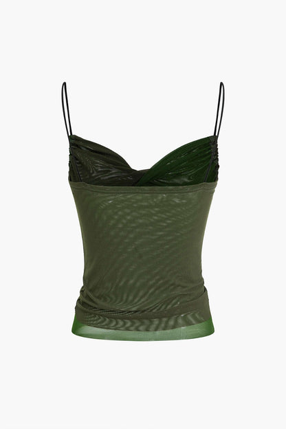 Bodycon en Maille avec Fentes et Décolleté Profond