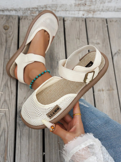 Sandales Femme Mesh Respirant Bride Réglable - PanierRoyale