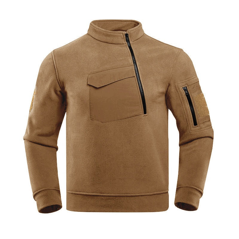 Veste Hiver Homme Polaire avec Poches Zippées - PanierRoyale