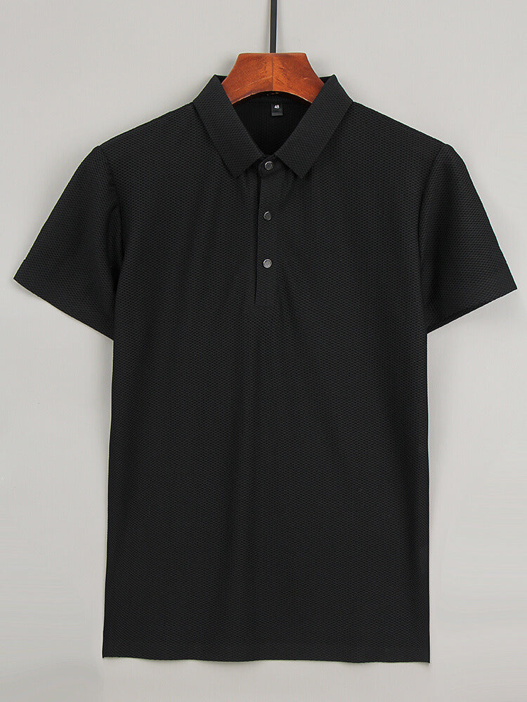 Chemise Polo Homme en Soie Luxe