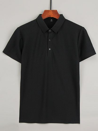 Chemise Polo Homme en Soie Luxe