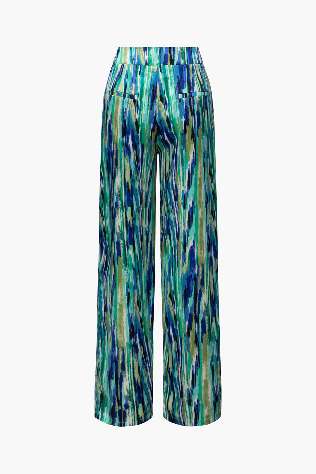 Pantalon Femme Tissu Imprimé Coupe Élégante