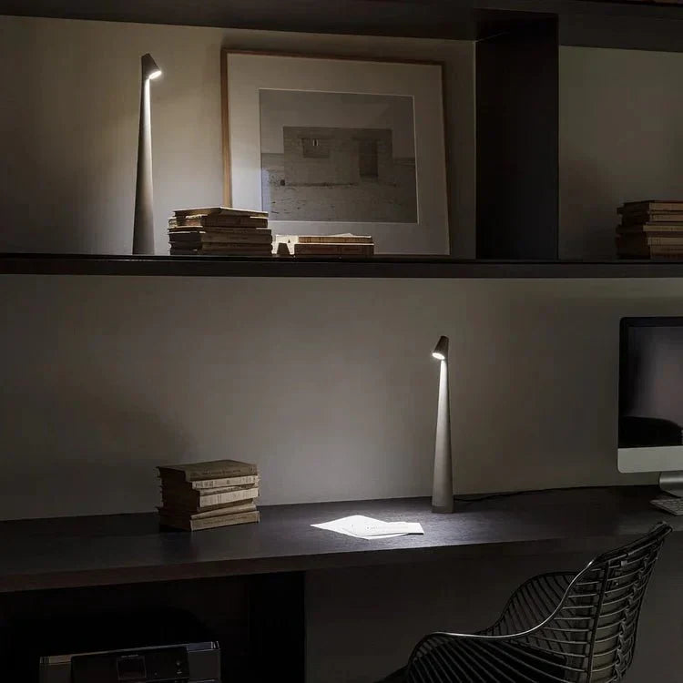 Lampe LED Sans Fil Aluminium Design Rechargeable Autonomie Longue