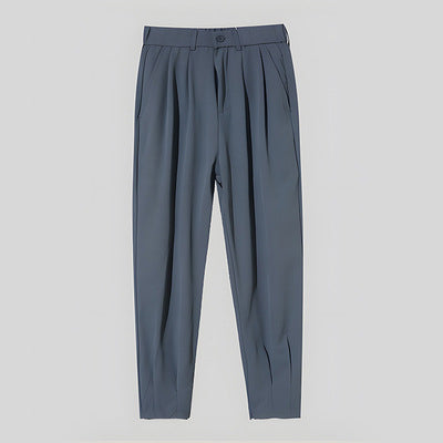 Pantalon Homme Élégant Taille Étroite
