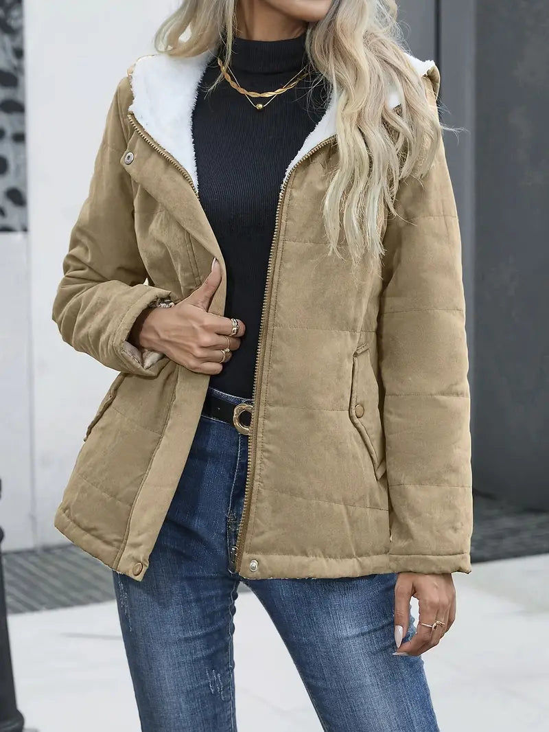 Manteau Femme Hiver Long Doublé et Chauffant
